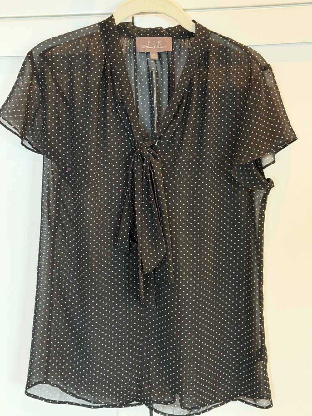 PJK PATTERSON OF KINCAID 
FLOWY PUSSIE  BOW TOP  SMALL